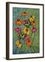 Monarchs and Sunflowers-Charlsie Kelly-Framed Giclee Print