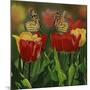 Monarchs and Tulips-William Vanderdasson-Mounted Giclee Print