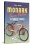 Monark Bike Ad-null-Stretched Canvas