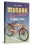 Monark Bike Ad-null-Stretched Canvas