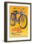 Monark Bike-null-Framed Art Print