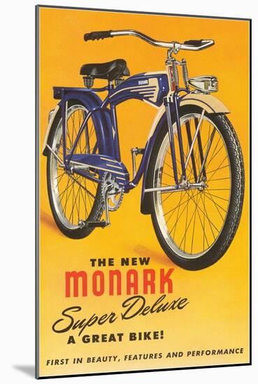 Monark Bike-null-Mounted Art Print