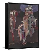 Monas and Una-Harry Clarke-Framed Stretched Canvas