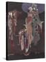 Monas and Una-Harry Clarke-Stretched Canvas