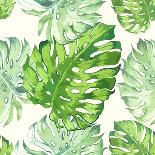 Vector Illustration with Tropical Leaves-Monash-Mounted Art Print