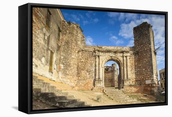 Monasterio De San Francisco, Colonial Zonesanto Domingo, Dominican Republic, West Indies, Caribbean-Jane Sweeney-Framed Stretched Canvas