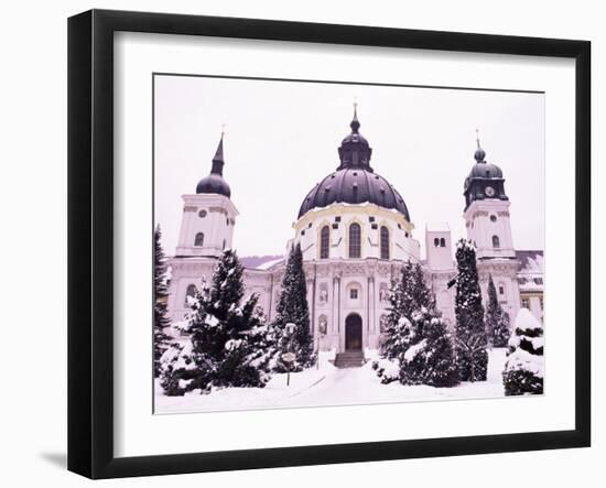 Monastery and Benedictine Abbey, Ettal, Bavaria, Germany-Sergio Pitamitz-Framed Photographic Print