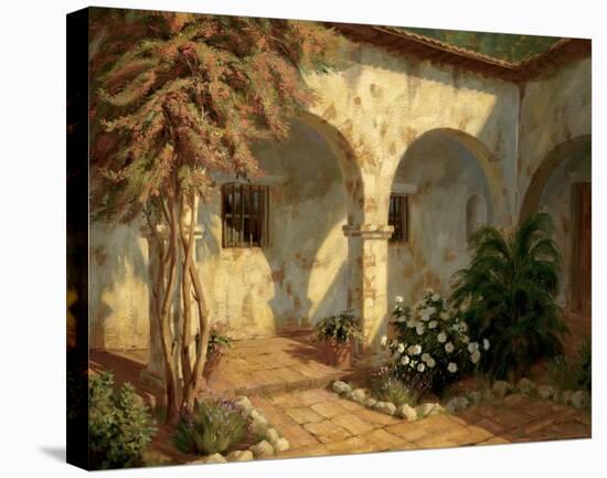Monastery Arches-Roger Williams-Stretched Canvas