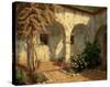 Monastery Arches-Roger Williams-Stretched Canvas