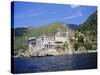 Monastery, Athos, Unesco World Heritage Site, Greece, Europe-Oliviero Olivieri-Stretched Canvas