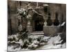 Monastery Garden in Snow-Carl Friedrich Lessing-Mounted Giclee Print