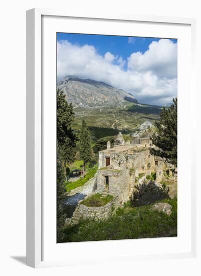 Monastery Kato Preveli (Kato Moni Preveli), Crete, Greek Islands, Greece, Europe-Michael Runkel-Framed Photographic Print