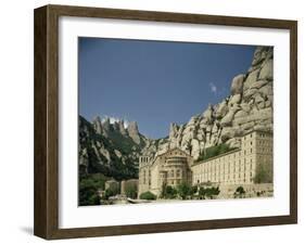 Monastery of Montserrat, Near Barcelona, Catalonia, Spain-Michael Busselle-Framed Photographic Print