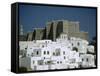 Monastery of St. John the Theologian at Hora-Chris Hellier-Framed Stretched Canvas