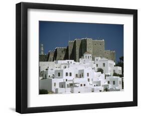 Monastery of St. John the Theologian at Hora-Chris Hellier-Framed Photographic Print