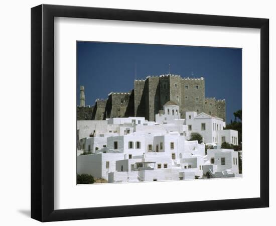 Monastery of St. John the Theologian at Hora-Chris Hellier-Framed Photographic Print