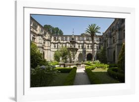 Monastery of St. Julian of Samos, Samos, Lugo, Galicia, Spain, Europe-Michael Snell-Framed Photographic Print