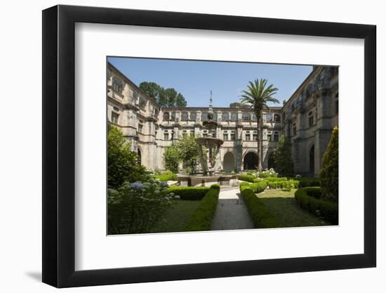 Monastery of St. Julian of Samos, Samos, Lugo, Galicia, Spain, Europe-Michael Snell-Framed Photographic Print