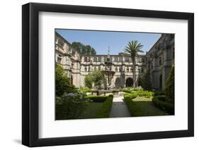 Monastery of St. Julian of Samos, Samos, Lugo, Galicia, Spain, Europe-Michael Snell-Framed Photographic Print