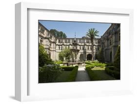 Monastery of St. Julian of Samos, Samos, Lugo, Galicia, Spain, Europe-Michael Snell-Framed Photographic Print