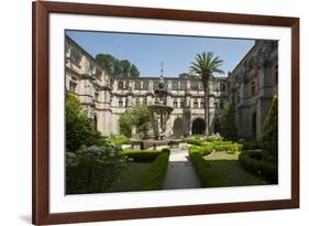 Monastery of St. Julian of Samos, Samos, Lugo, Galicia, Spain, Europe-Michael Snell-Framed Photographic Print