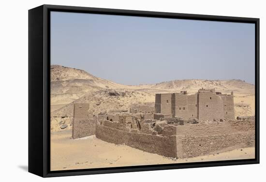 Monastery of St. Simeon, Founded in the 7th Century, Aswan, Egypt, North Africa, Africa-Richard Maschmeyer-Framed Stretched Canvas