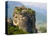 Monastery of the Holy Trinity (Agia Triada), Meteora, UNESCO World Heritage Site, Greece, Europe-null-Stretched Canvas