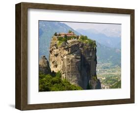 Monastery of the Holy Trinity (Agia Triada), Meteora, UNESCO World Heritage Site, Greece, Europe-null-Framed Photographic Print