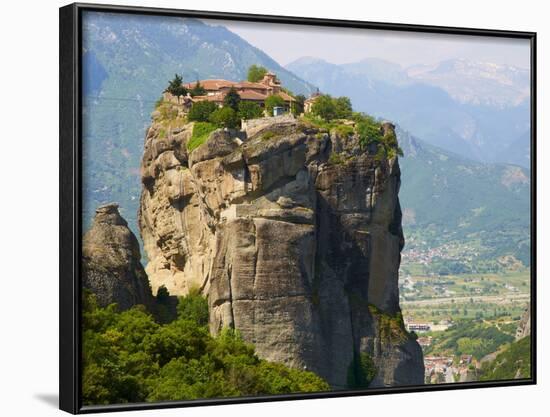 Monastery of the Holy Trinity (Agia Triada), Meteora, UNESCO World Heritage Site, Greece, Europe-null-Framed Photographic Print