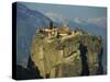 Monastery of the Holy Trinity, Meteora, UNESCO World Heritage Site, Greece, Europe-Simanor Eitan-Stretched Canvas