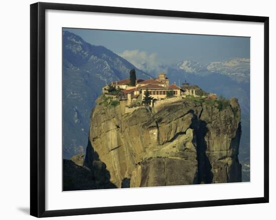 Monastery of the Holy Trinity, Meteora, UNESCO World Heritage Site, Greece, Europe-Simanor Eitan-Framed Photographic Print