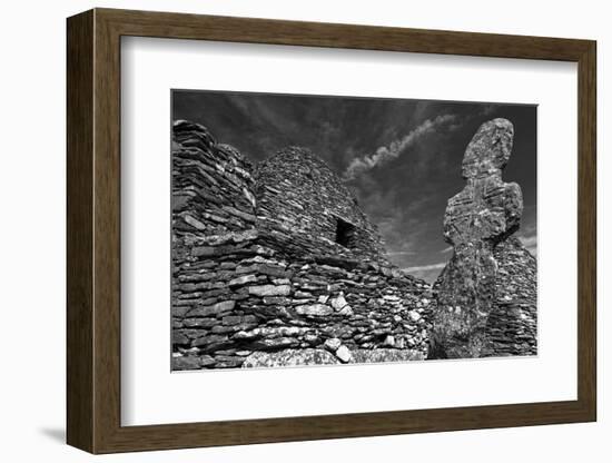 Monastery on Skellig Michael, UNESCO World Heritage Site, County Kerry, Munster, Republic of Irelan-Carsten Krieger-Framed Photographic Print