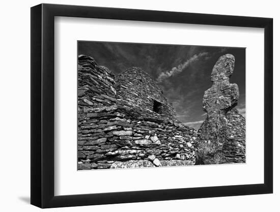 Monastery on Skellig Michael, UNESCO World Heritage Site, County Kerry, Munster, Republic of Irelan-Carsten Krieger-Framed Photographic Print