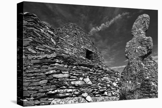 Monastery on Skellig Michael, UNESCO World Heritage Site, County Kerry, Munster, Republic of Irelan-Carsten Krieger-Stretched Canvas