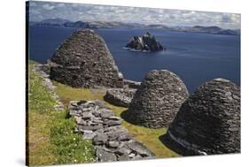 Monastery on Skellig Michael, UNESCO World Heritage Site, County Kerry, Munster, Republic of Irelan-Carsten Krieger-Stretched Canvas