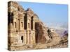 Monastery, Petra, UNESCO World Heritage Site, Jordan, Middle East-Tondini Nico-Stretched Canvas