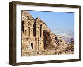 Monastery, Petra, UNESCO World Heritage Site, Jordan, Middle East-Tondini Nico-Framed Photographic Print