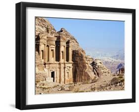 Monastery, Petra, UNESCO World Heritage Site, Jordan, Middle East-Tondini Nico-Framed Photographic Print