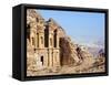 Monastery, Petra, UNESCO World Heritage Site, Jordan, Middle East-Tondini Nico-Framed Stretched Canvas