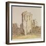 Monastery Ruins-Caspar David Friedrich-Framed Giclee Print