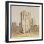Monastery Ruins-Caspar David Friedrich-Framed Giclee Print