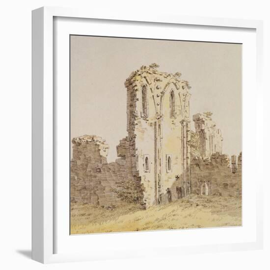 Monastery Ruins-Caspar David Friedrich-Framed Giclee Print