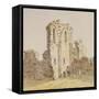 Monastery Ruins-Caspar David Friedrich-Framed Stretched Canvas