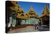 Monastery, Shwedagon Paya, Yangon (Rangoon), Myanmar (Burma), Asia-Tuul-Stretched Canvas