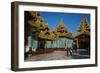Monastery, Shwedagon Paya, Yangon (Rangoon), Myanmar (Burma), Asia-Tuul-Framed Photographic Print