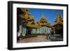 Monastery, Shwedagon Paya, Yangon (Rangoon), Myanmar (Burma), Asia-Tuul-Framed Photographic Print