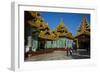 Monastery, Shwedagon Paya, Yangon (Rangoon), Myanmar (Burma), Asia-Tuul-Framed Photographic Print