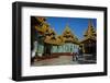 Monastery, Shwedagon Paya, Yangon (Rangoon), Myanmar (Burma), Asia-Tuul-Framed Photographic Print