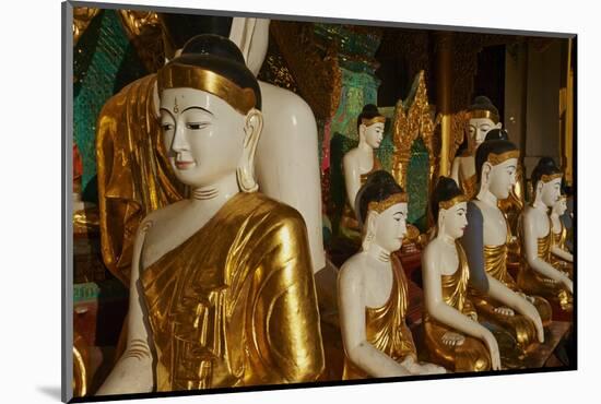 Monastery, Shwedagon Paya, Yangon (Rangoon), Myanmar (Burma), Asia-Tuul-Mounted Photographic Print