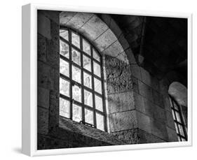 Monastery Windows-null-Framed Art Print